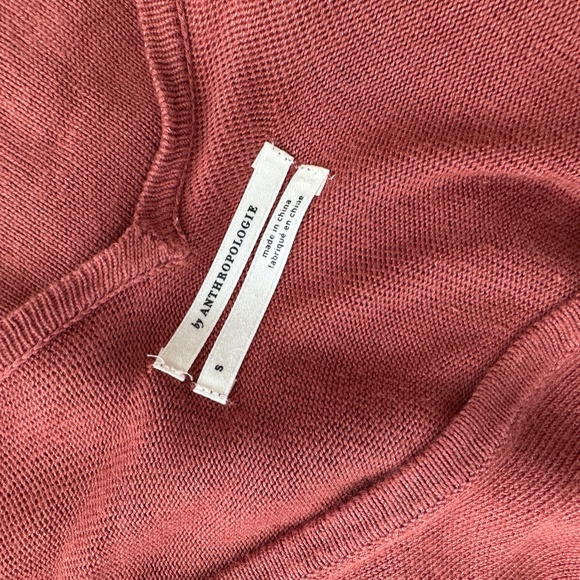 Anthropologie Dolman Sleeve Oversized Sweater Rust Brown - S - Picture 9 of 13